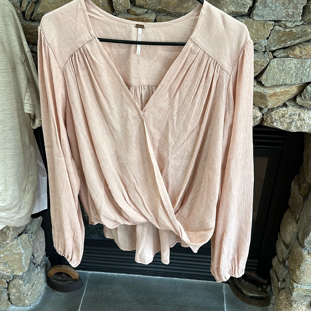 Free People Pink blouse